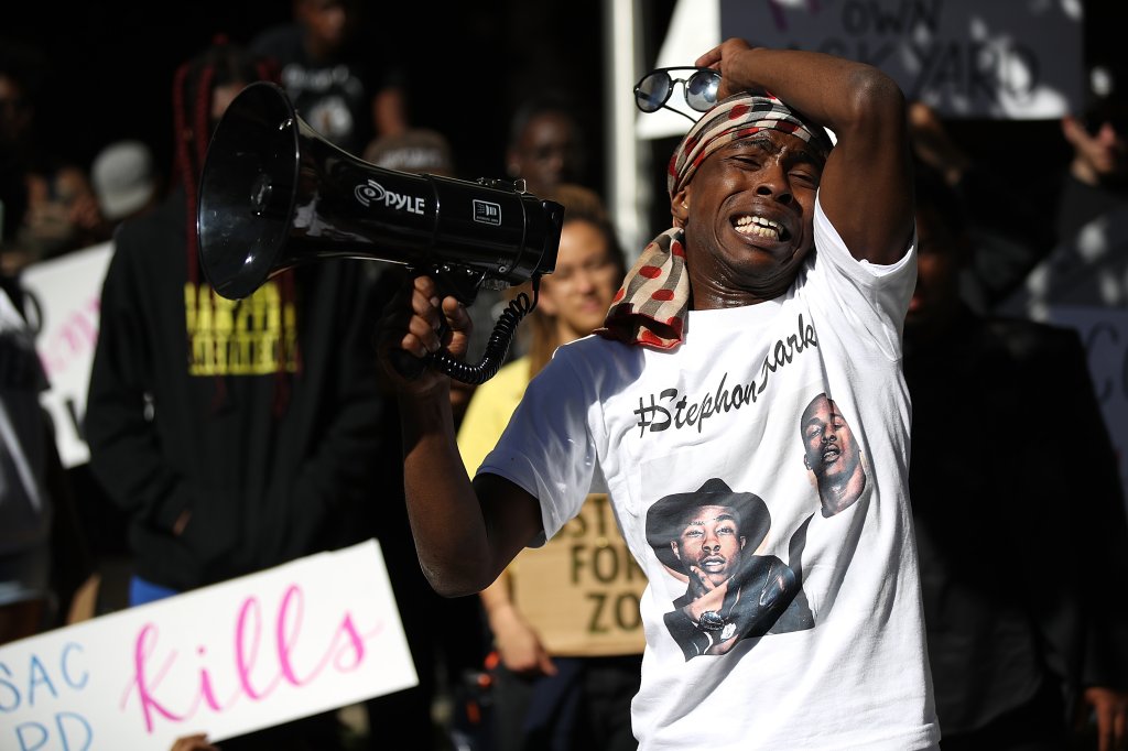 Mourners Attend Wake For Police Shooting Victim Stephon Clark In Sacramento