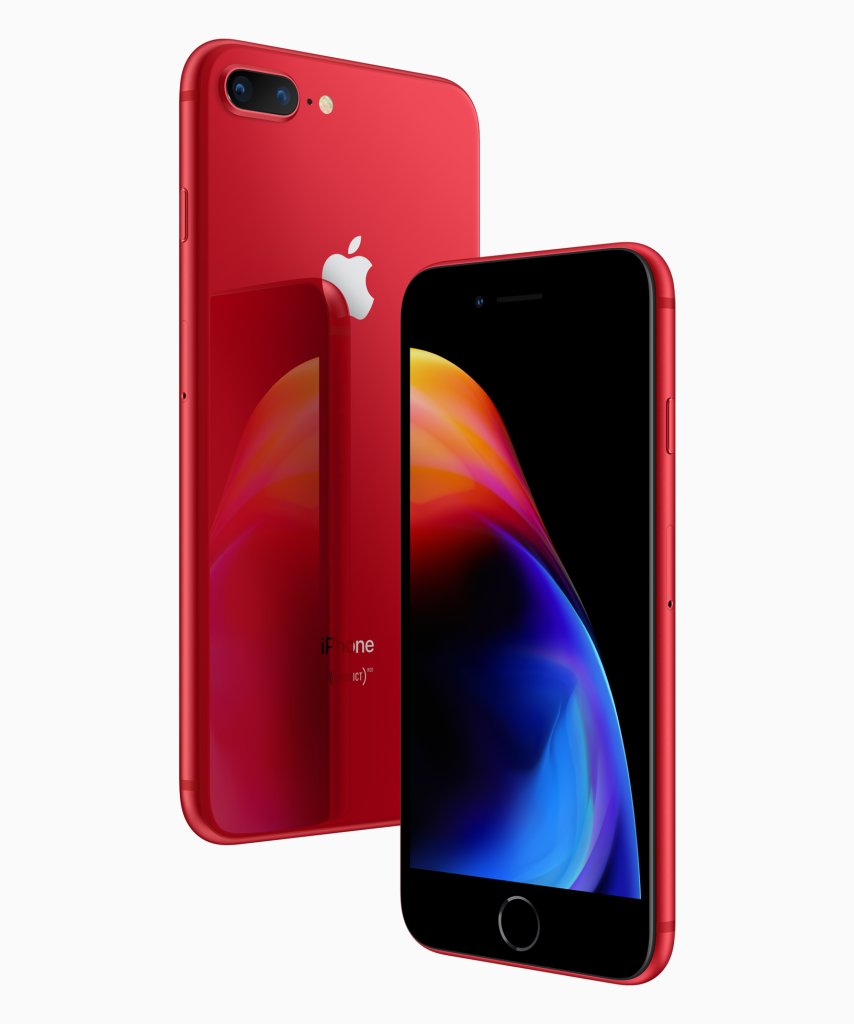 Apple Red iPhone 8 and 8 Plus