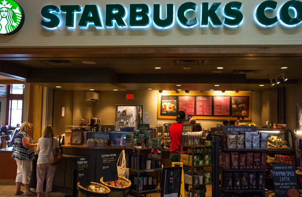 Starbucks Coffee On New York State Thruway