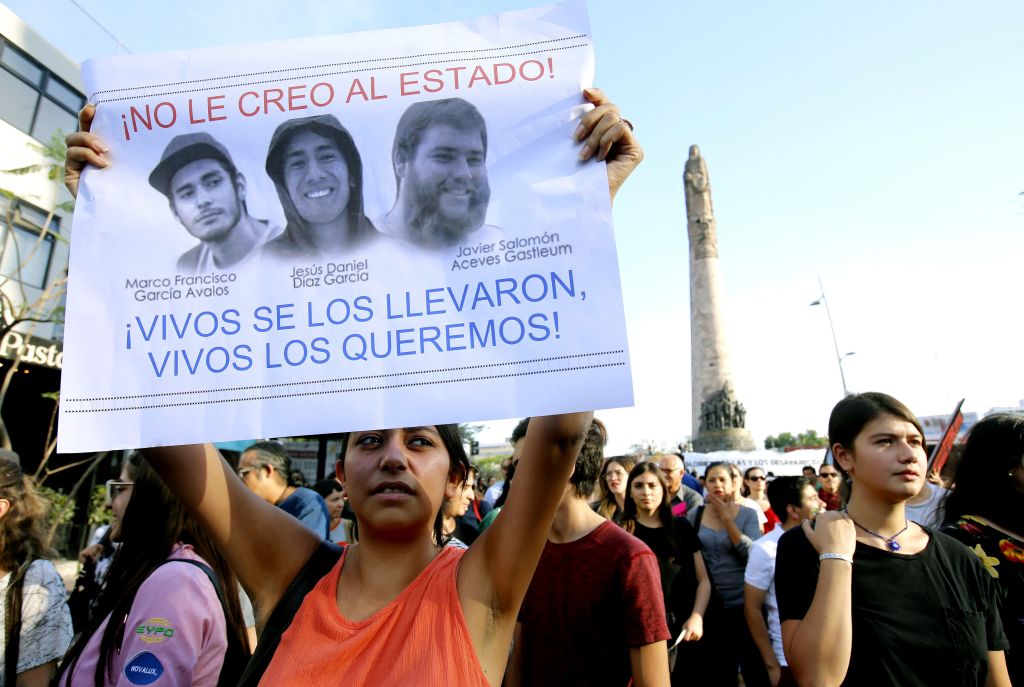 MEXICO-CRIME-STUDENTS-PROTEST