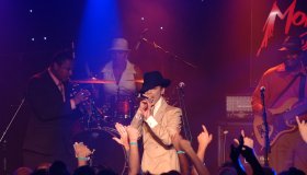 Singer Prince performs live in concert
