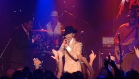 Singer Prince performs live in concert