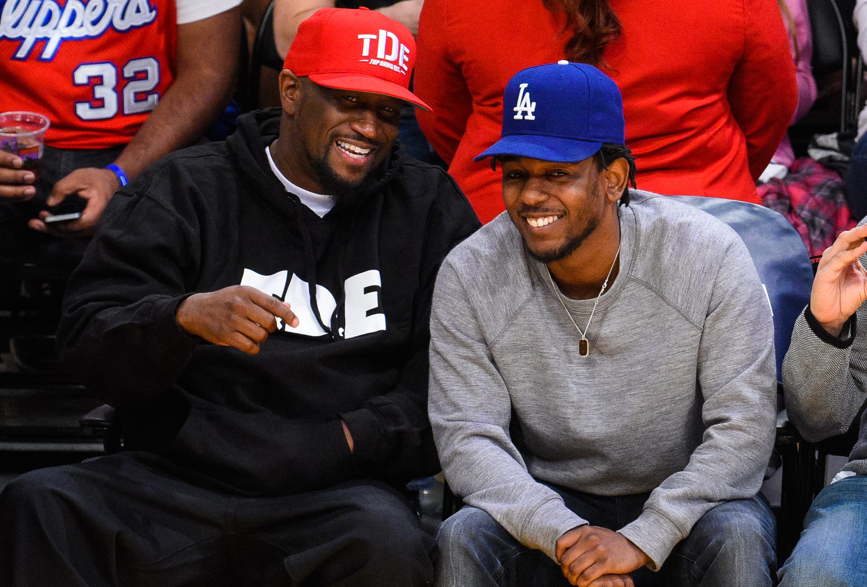 Celebrities At The Los Angeles Lakers Game