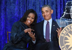 President Barack Obama and First Lady Michelle Obama Portraits - Washington, DC