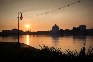 Sunset at Lake Merritt