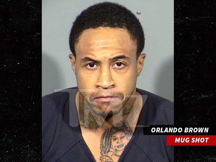 Orlando Brown Arrested In Las Vegas, Raven Tattoo Seen In Mugshot Hot