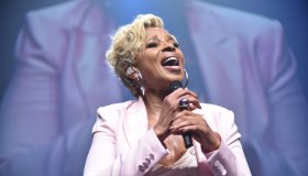 Mary J. Blige performs at the BCRF gala in NYC