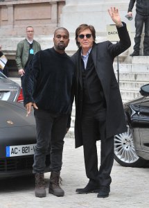 Kim Kardashian West and Kanye West Sighting In Paris - March 09, 2015