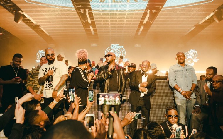 Rotimi, Kenny Burns, Da Brat, Young Jeezy and JD - So So Def 25th Anniversary Party