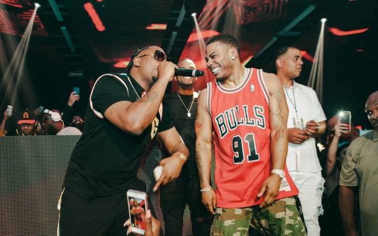 J-Kwo & Nelly - So So Def 25th Anniversary Party