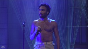 Donald Glover with musical guest Childish Gambino hosts the 43rd season episode 19 NBC's 'Saturday Night Live'