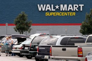 Economy USA: chain-store of WAL MART near Orlando, Florida