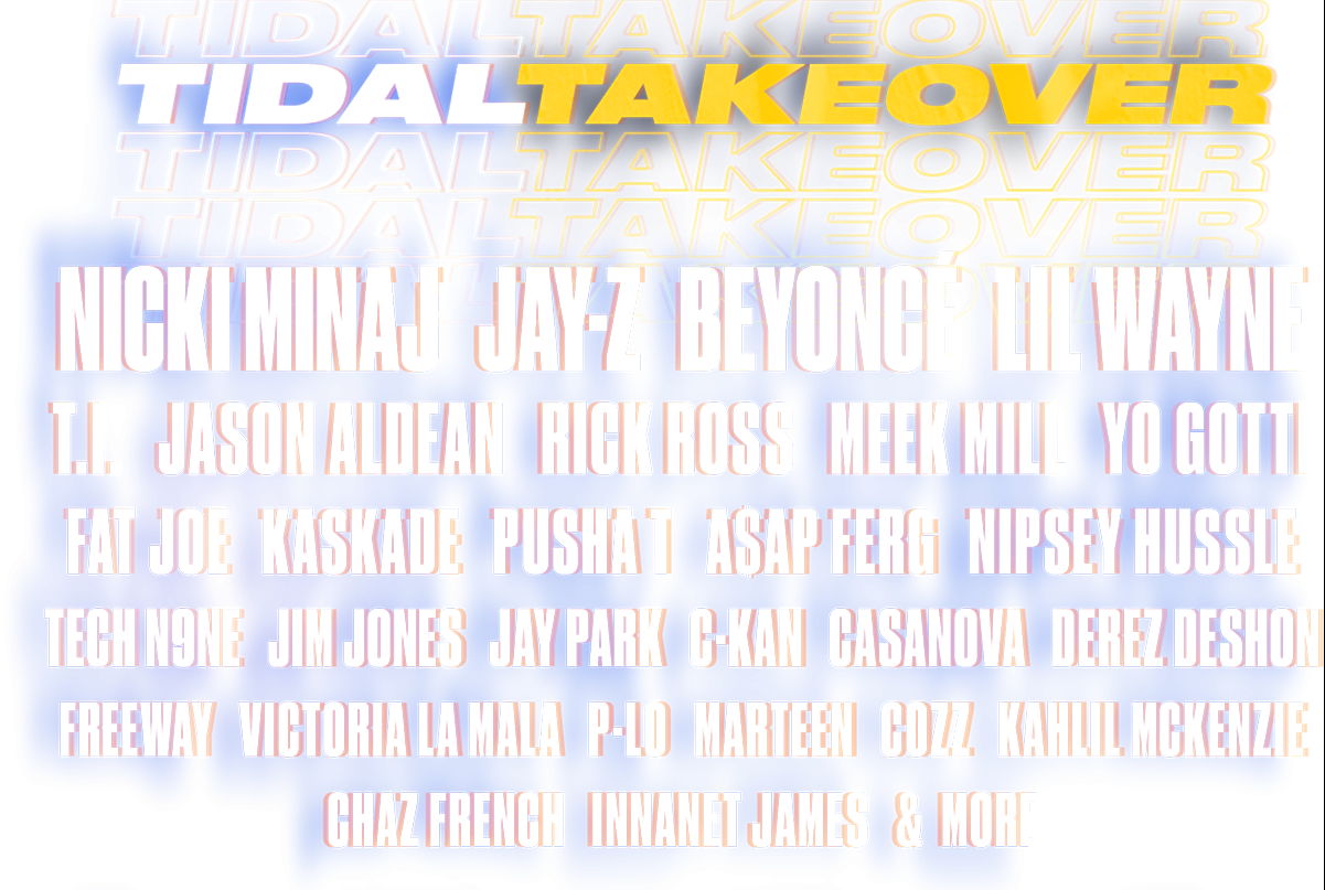 Sprint X TIDAL Takeovers