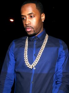 Safaree Samuels and Das Hershes arriving at BOA Steakhouse