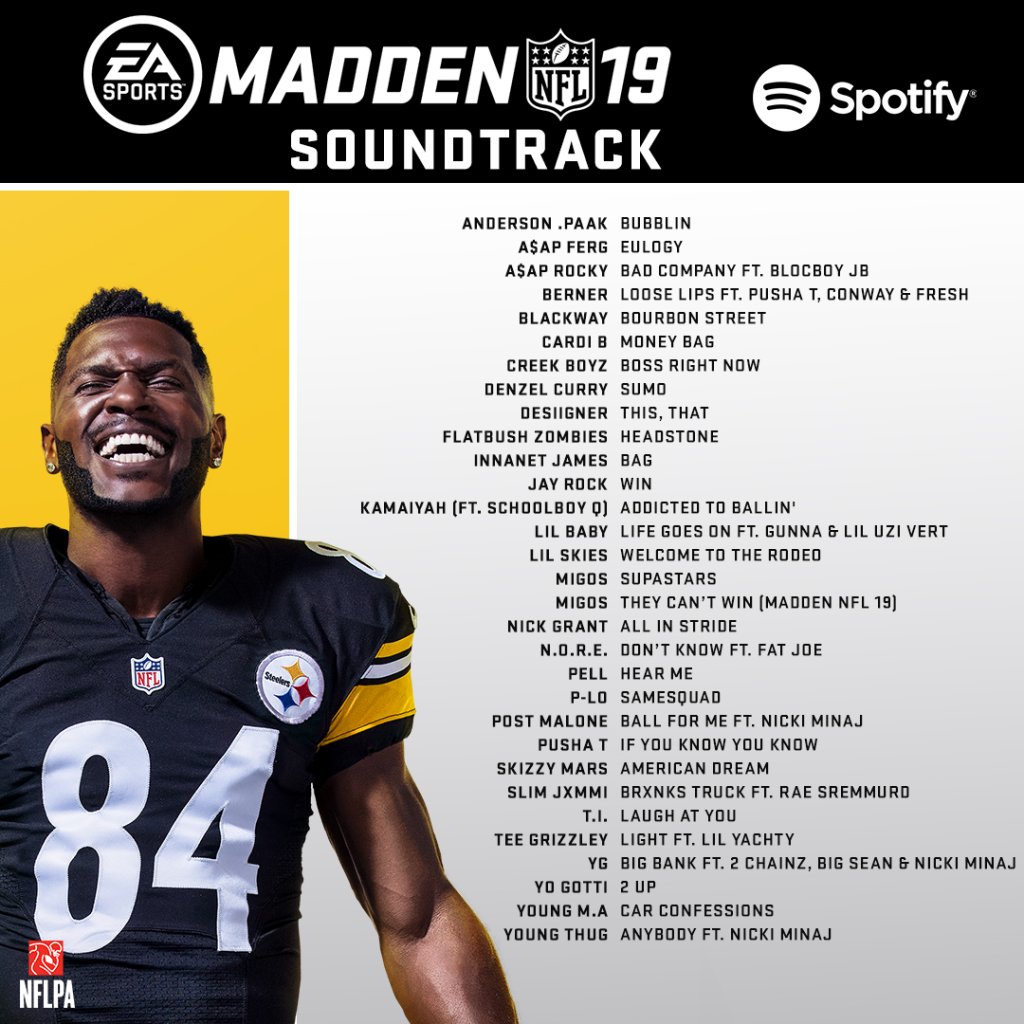 Madden NFL 19 Soundtrack