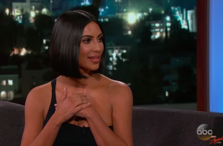 Kim Kardashian on Jimmy Kimmel