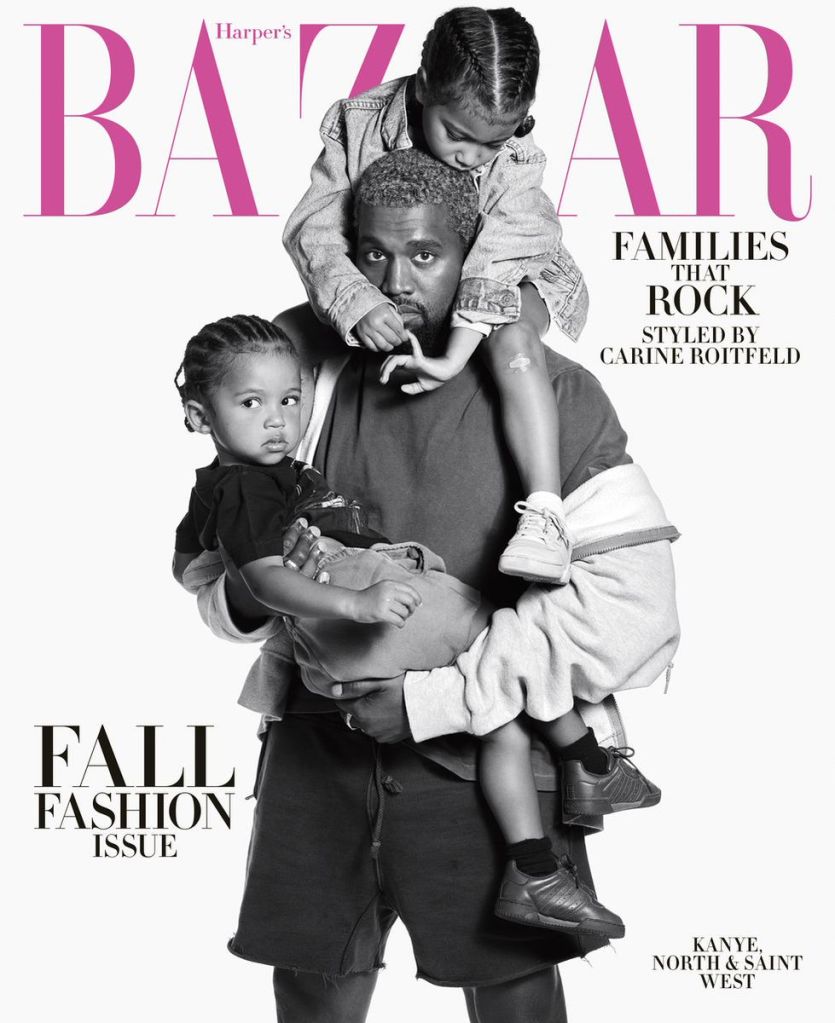 Kanye West Harper's Bazaar cover