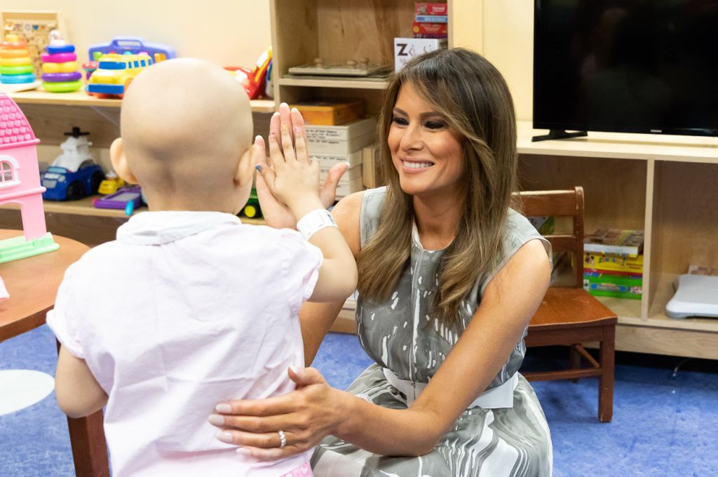 Melania Trump at the Monroe Carell Jr. Children’s Hospital