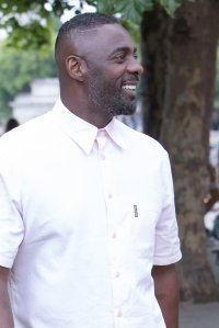 Idris Elba filming Turn Up Charlie