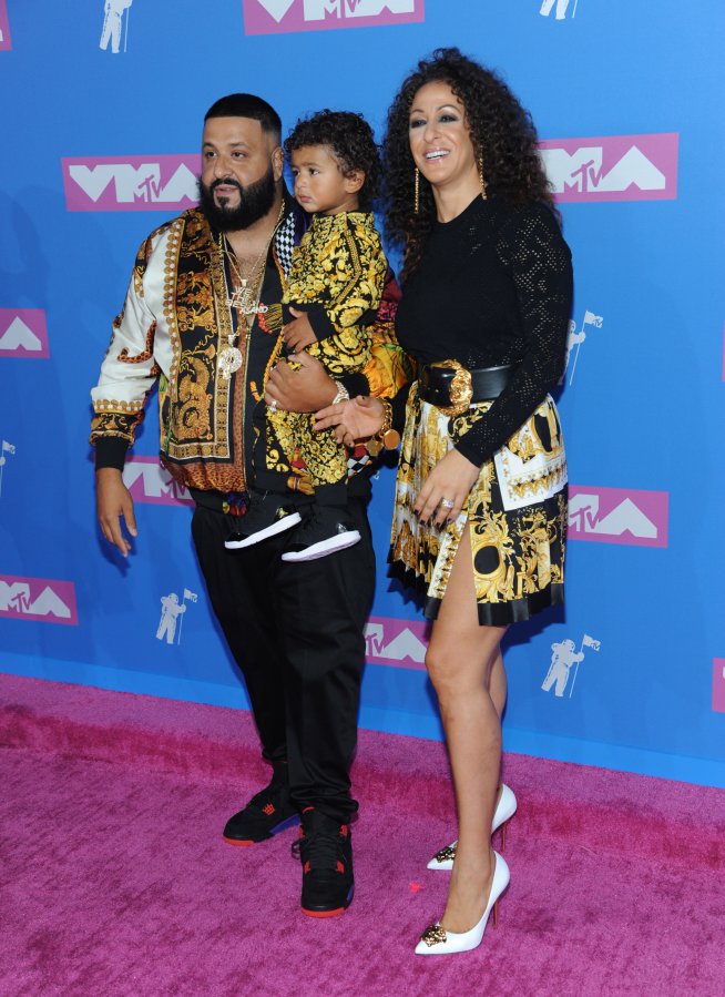 DJ Khaled Asahd & Nicole Tuck at 2018 MTV VMAs