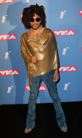 Lenny Kravitz at the 2018 MTV VMAs