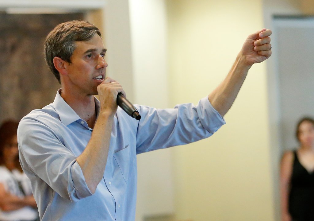 Texas Senate Candidate Beto O'Rourke Holds Town Hall Meeting In Horseshoe Bay