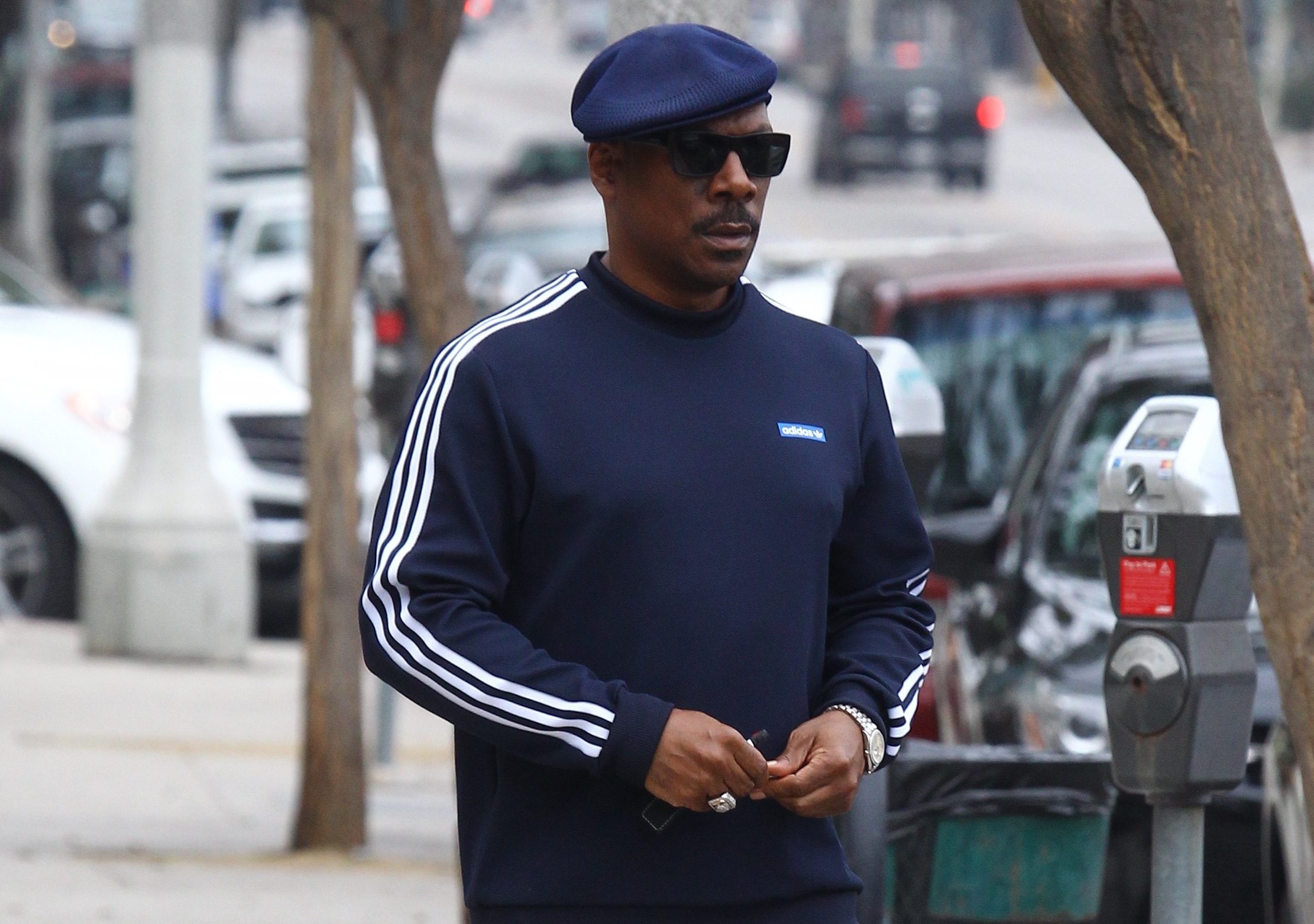 Eddie Murphy spotted getting his coffee in Studio City