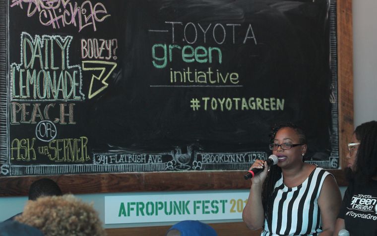 Toyota Presented Green Is The New Black at Afropunk 2018