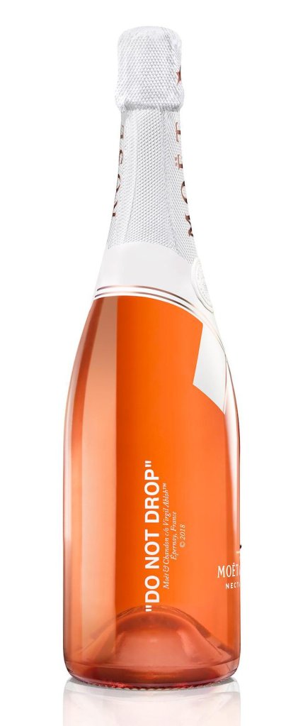 Virgil Abloh Limited-Edition Moët & Chandon Champagne Bottle