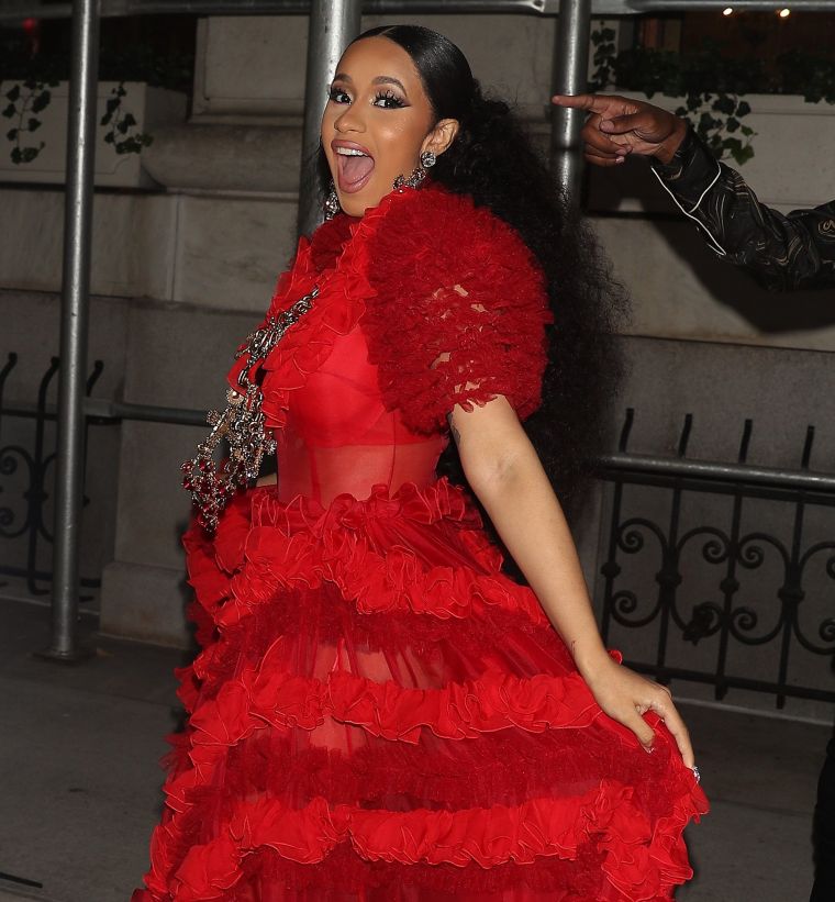 Cardi B at Harper’s BAZAAR party
