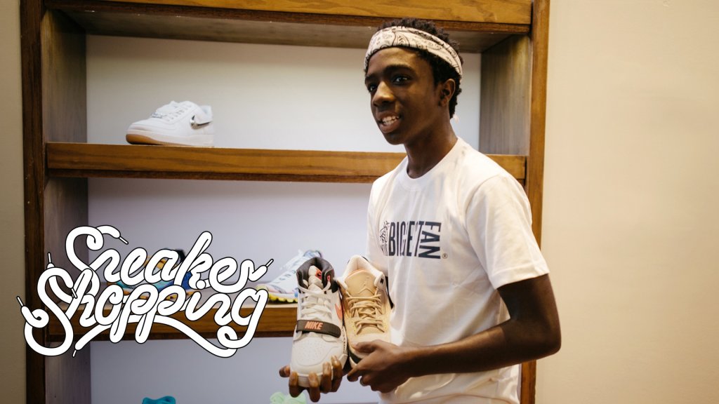 CALEB MCLAUGHLIN SNEAKER SHOPPING