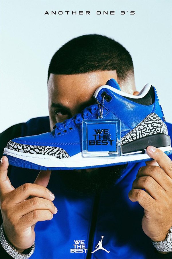 DJ KHALED AIR JORDAN 3 SNEAKERS