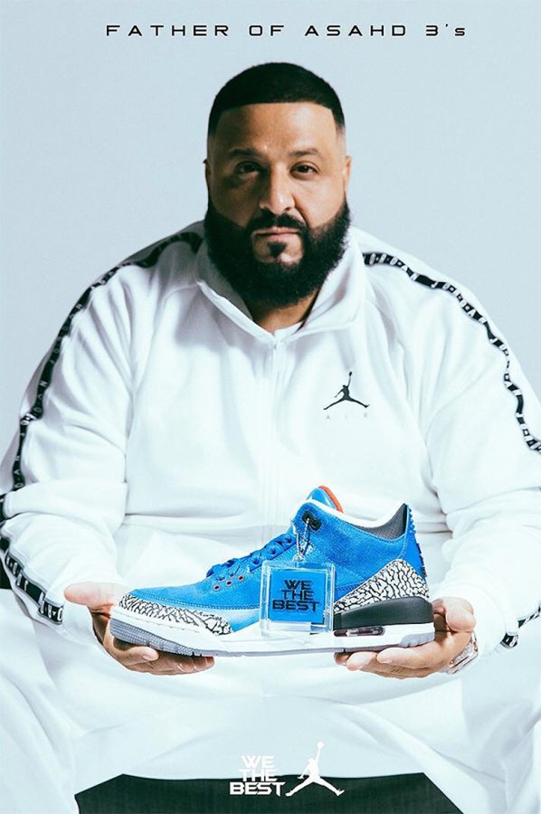 DJ KHALED AIR JORDAN 3 SNEAKERS
