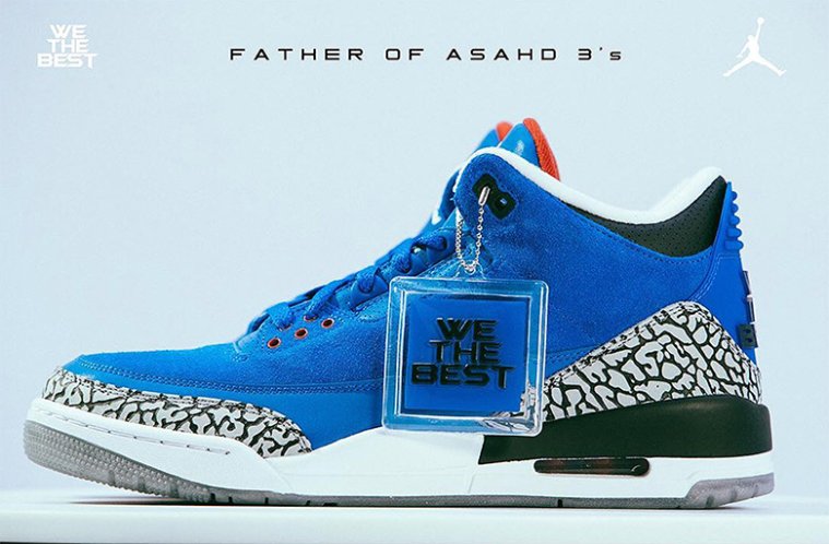 DJ KHALED AIR JORDAN 3 SNEAKERS