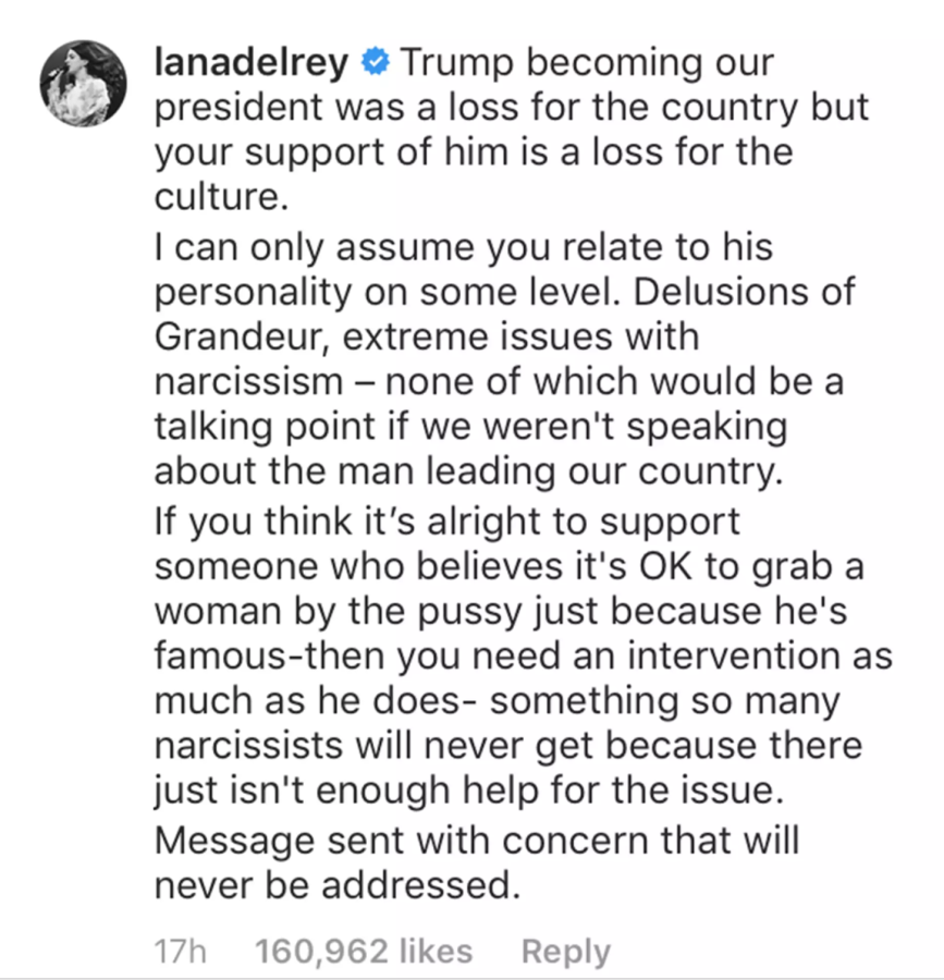 Lana Del Rey instagram