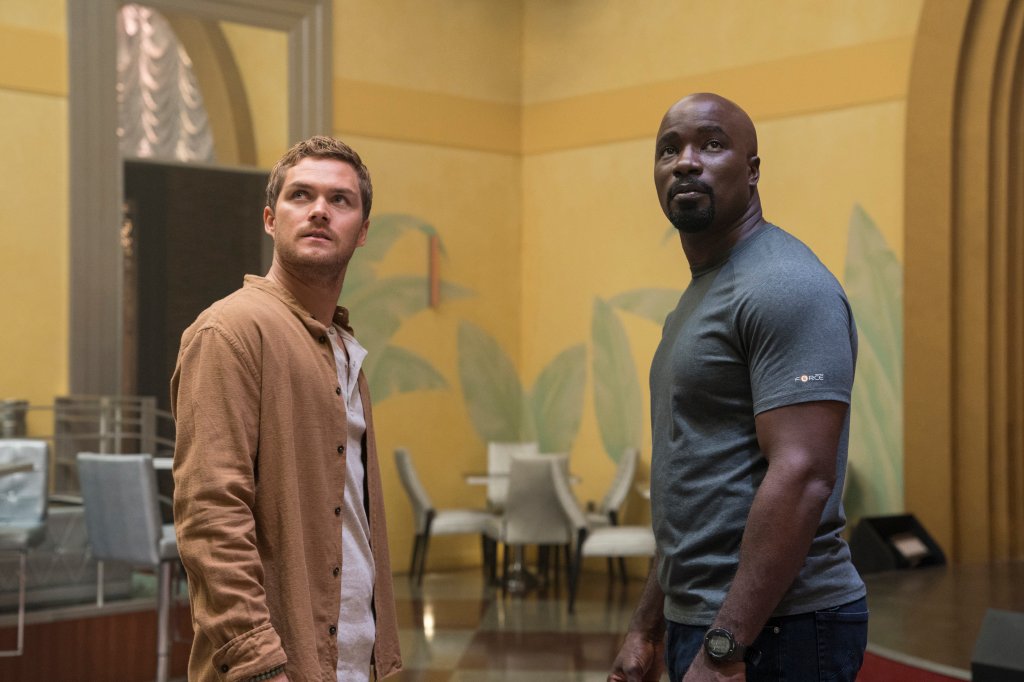 Iron Fist and Luke Cage from Luke Cage Season 2