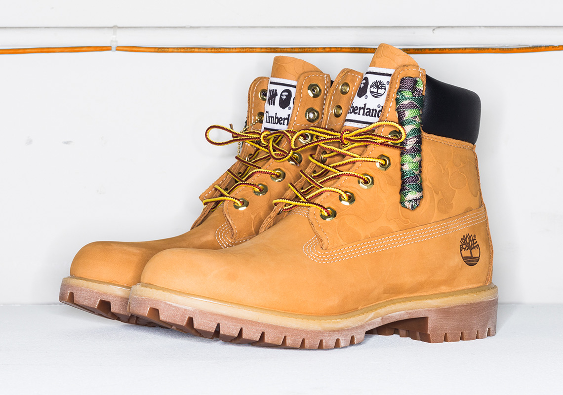 BAPE X UNDEFEATED TIMBERLAND BOOT
