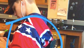 Teen Wears Confederate Flag to School