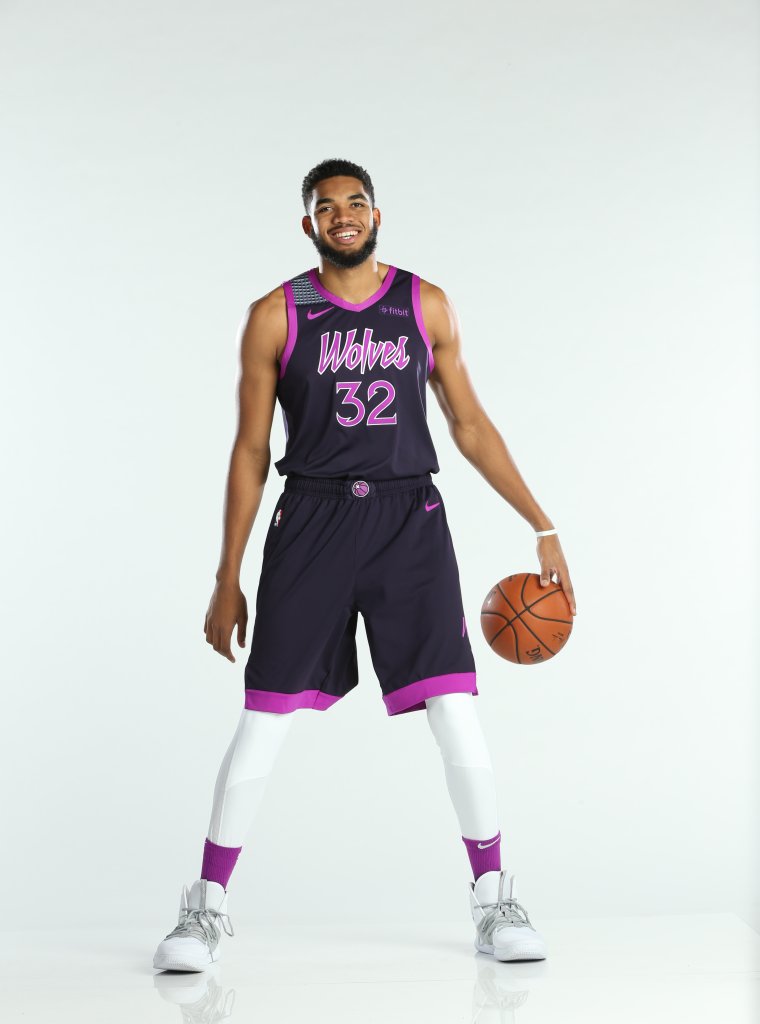 Minnesota Timberwolves Prince City Edition Fitbit Uniforms