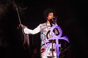 Prince live in Birmingham in 2014