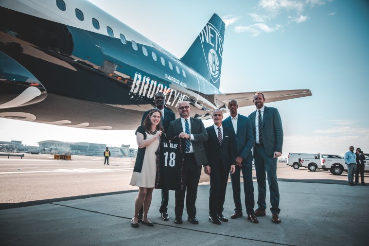 Brooklyn Nets Jetblue Aircraft and City Edition Uniforms