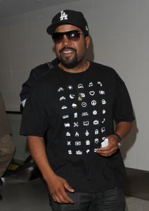 Ice Cube arrives at LAX