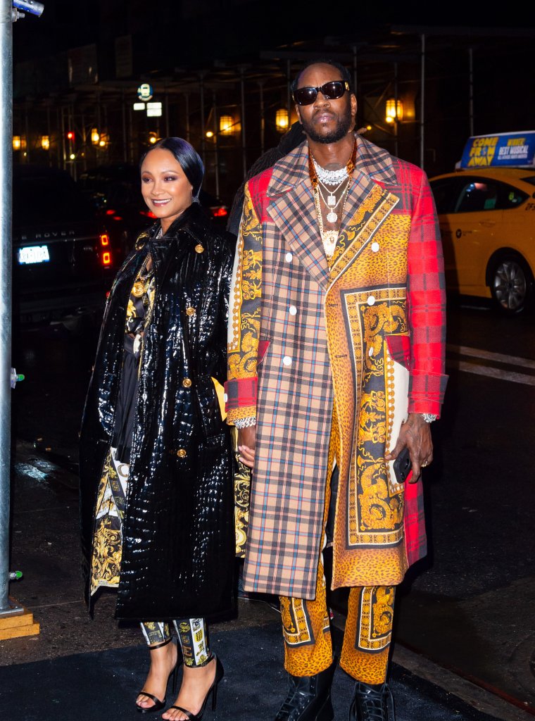 2 Chainz and wife Kesha Ward came through, dapper as ever.