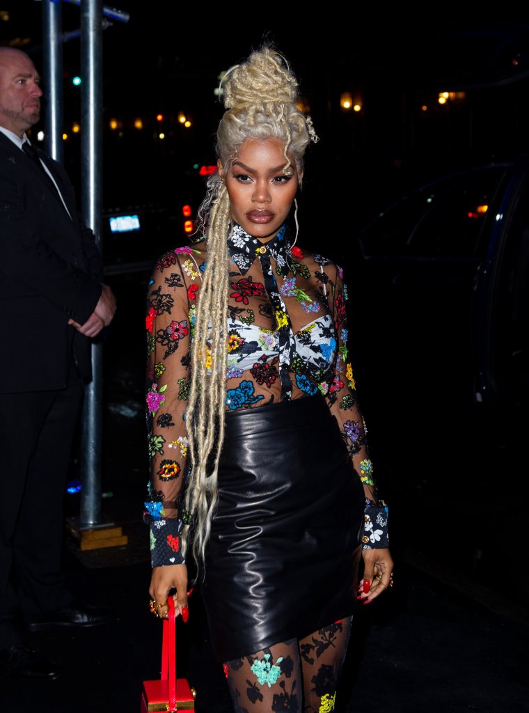 Teyana Taylor struck a pose.