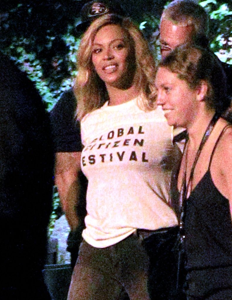 Beyonce in Central for Global Citizen Festival