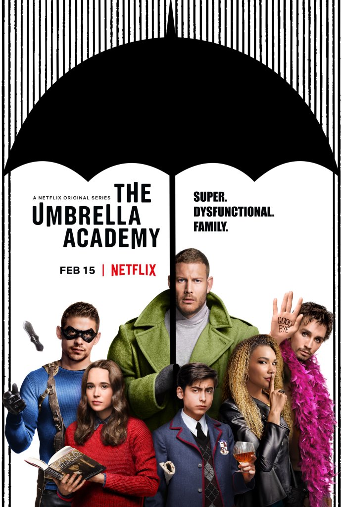 The Umbrella Academy key art