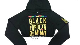 Black By Popular Demand Women’s Black Crop Hoodie
