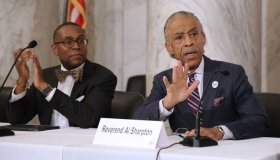 Democratic Senators Speak About Their Legislative Agenda To A Meeting Of Al Sharpton's National Action Network In DC