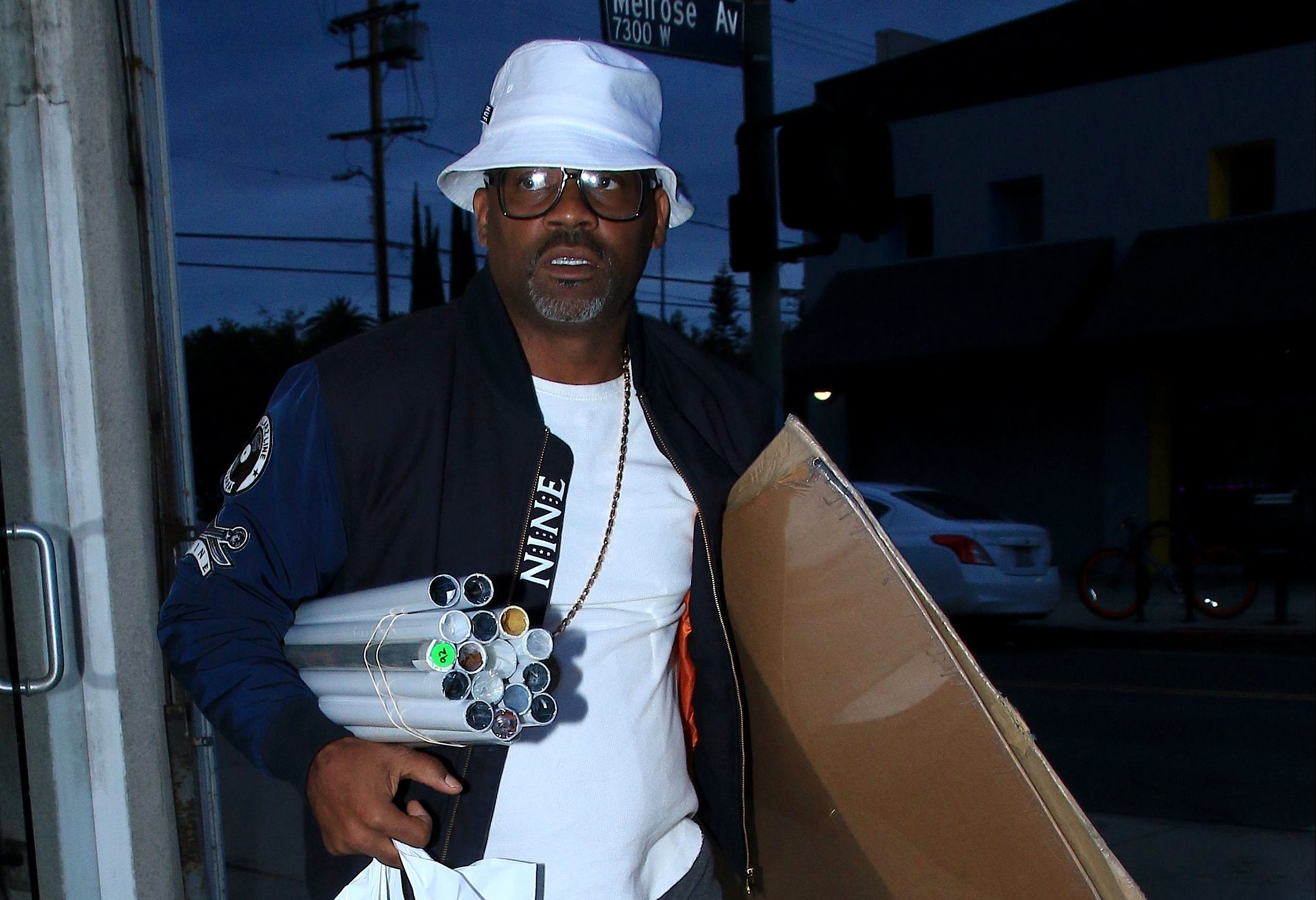 Dame Dash, Boogie Dash, Angela Simmons on the set of their new TV reality show