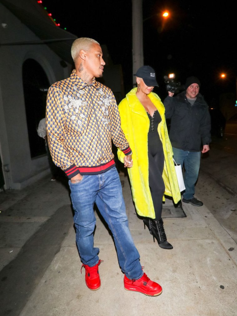 Spotted in L.A.: Amber Rose and Def Jam's VP of A&R Alexander Edwards.